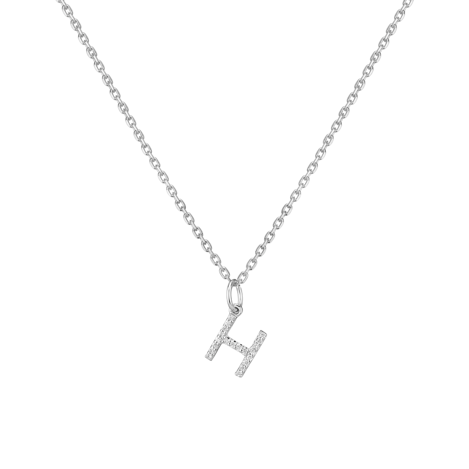 Přívěsek s diamanty Line Glitter  H