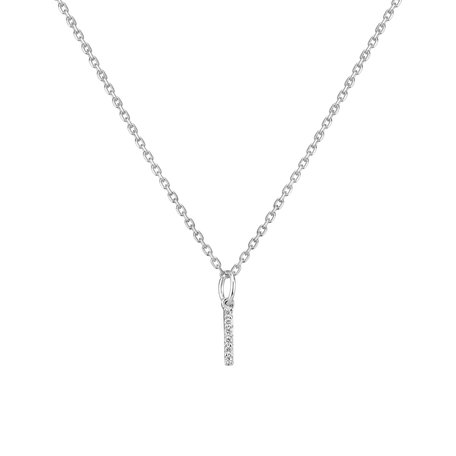 Přívěsek s diamanty Diamond Letter I