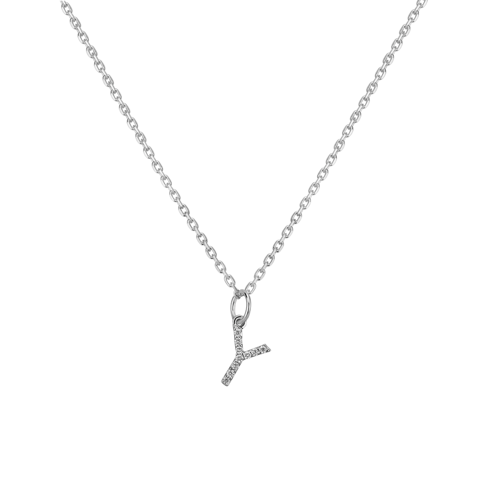 Přívěsek s diamanty Line Glitter  Y