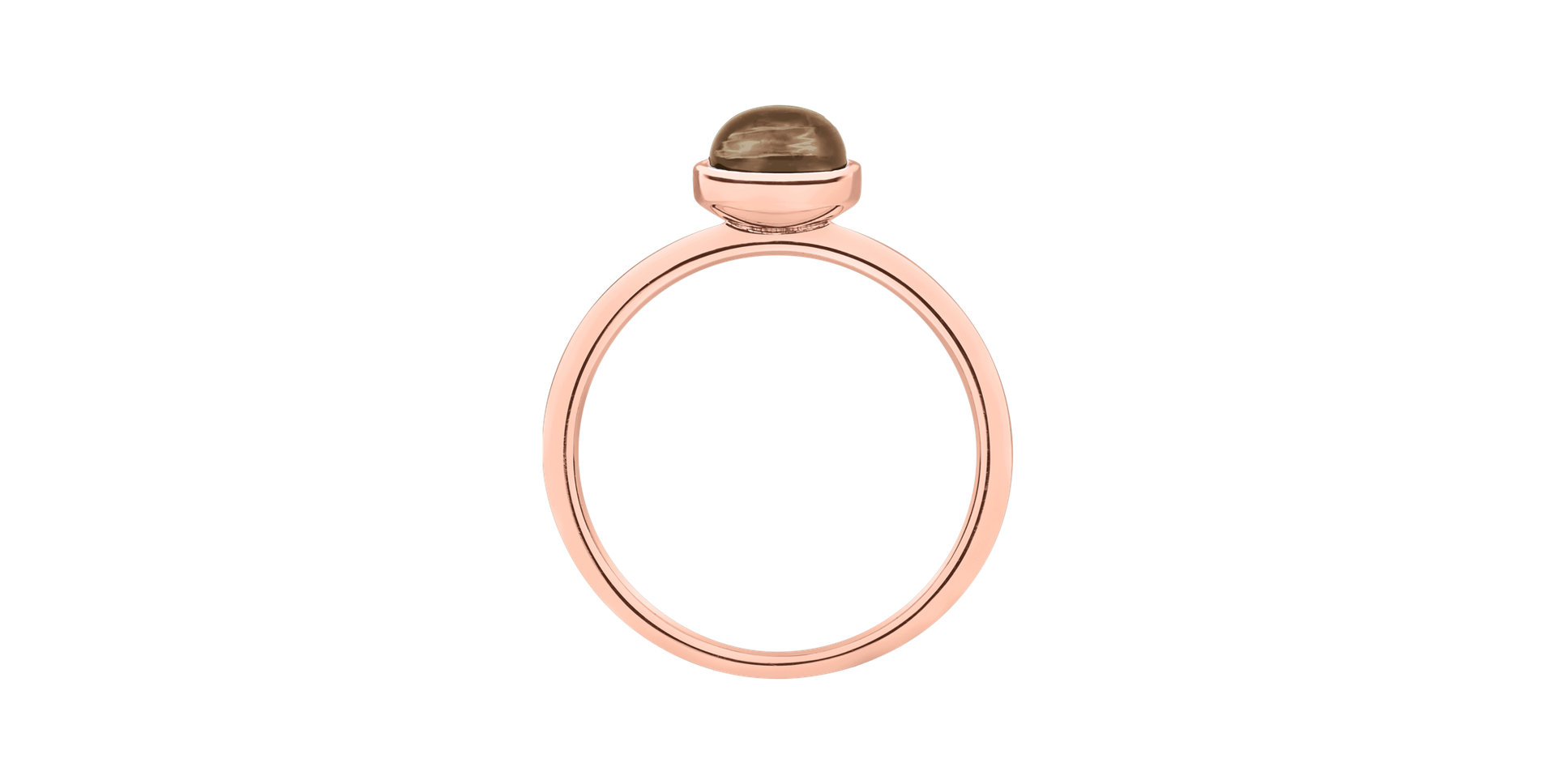 Prsten se smoky quartzem Bonbon