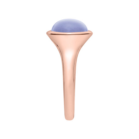 Prsten s chalcedonem blue Bonbon