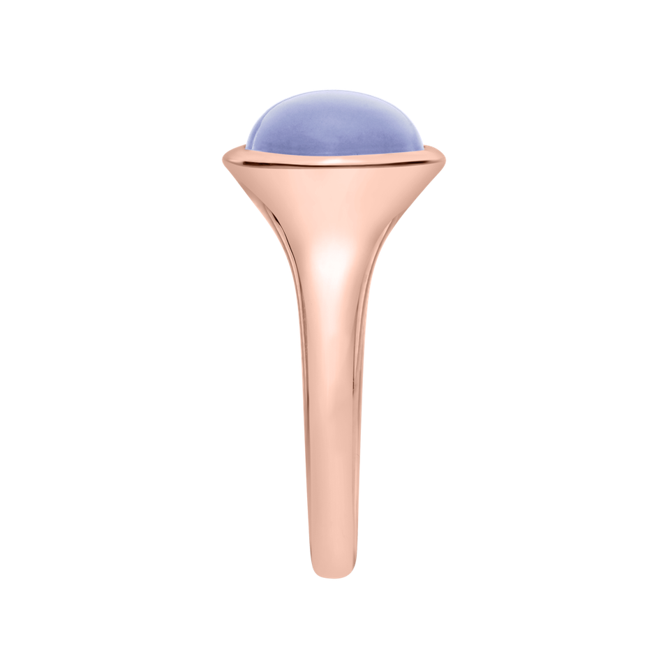 Prsten s chalcedonem blue Bonbon