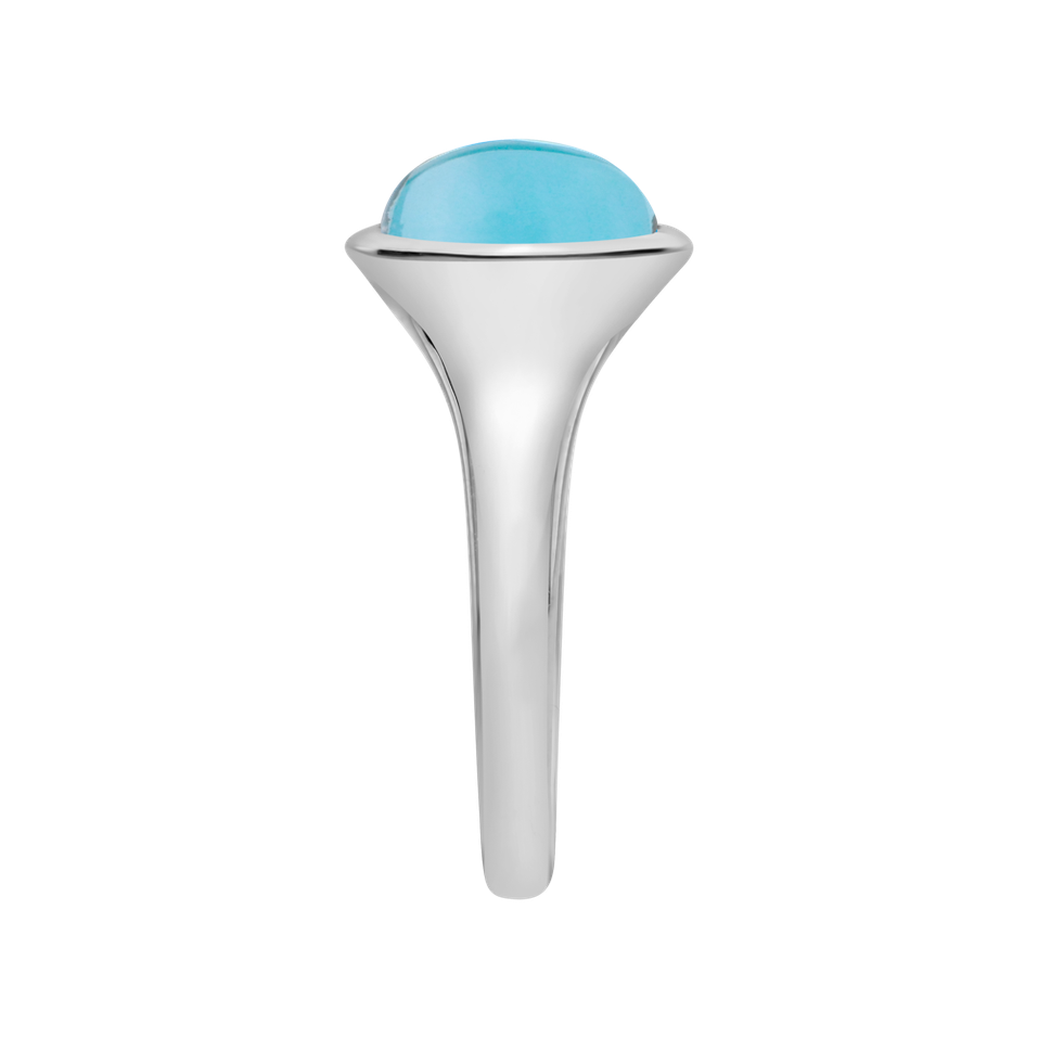 Prsten s topazem sky Bonbon