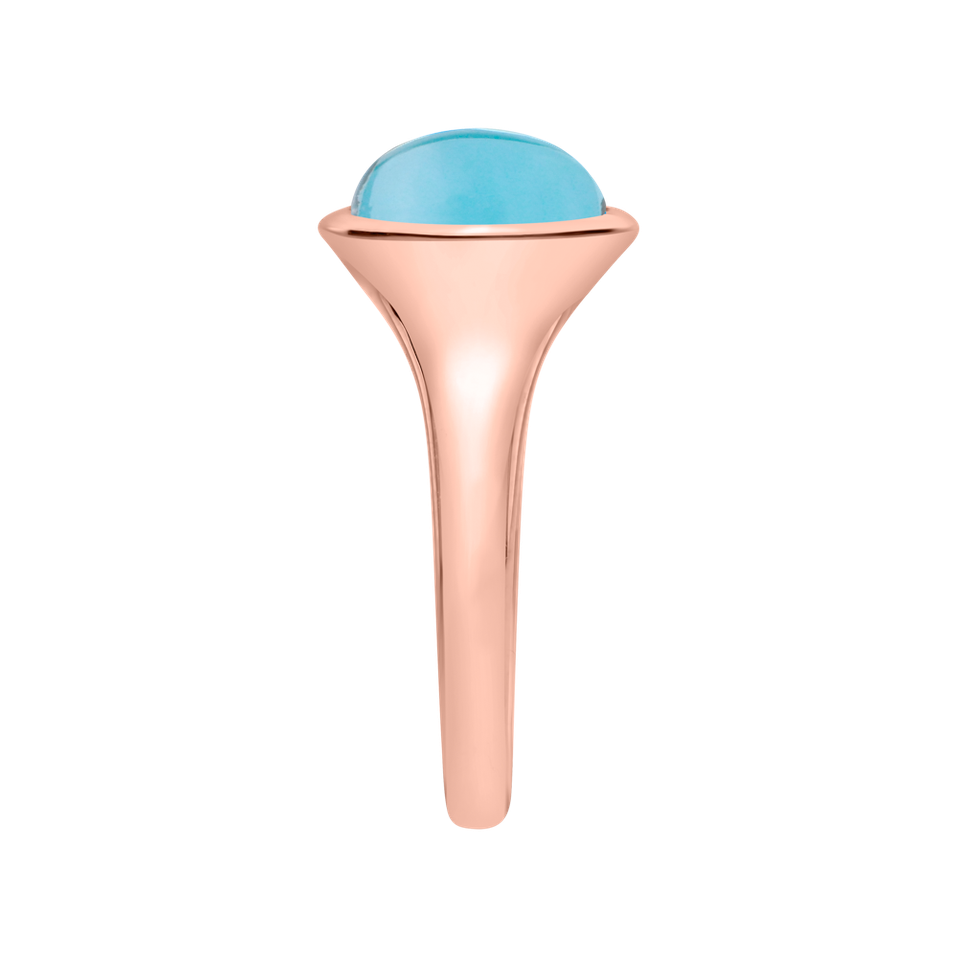 Prsten s topazem sky Bonbon