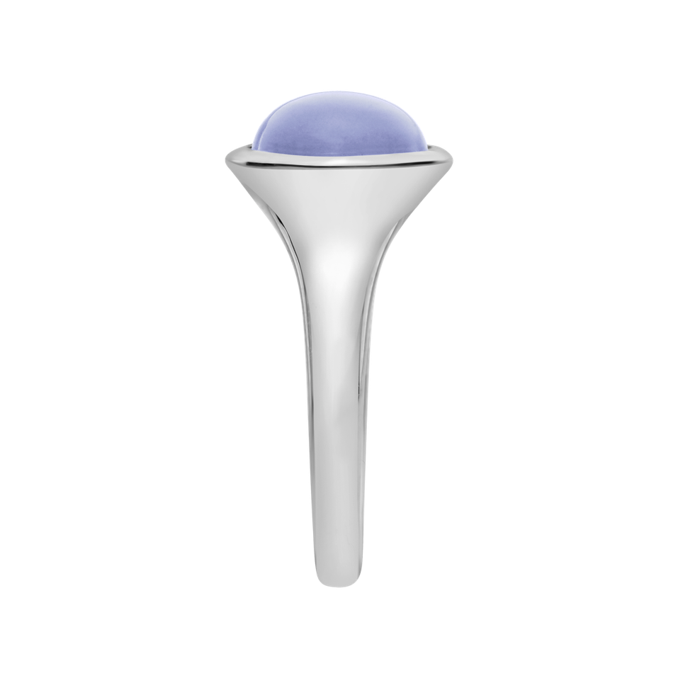Prsten s chalcedonem blue Bonbon