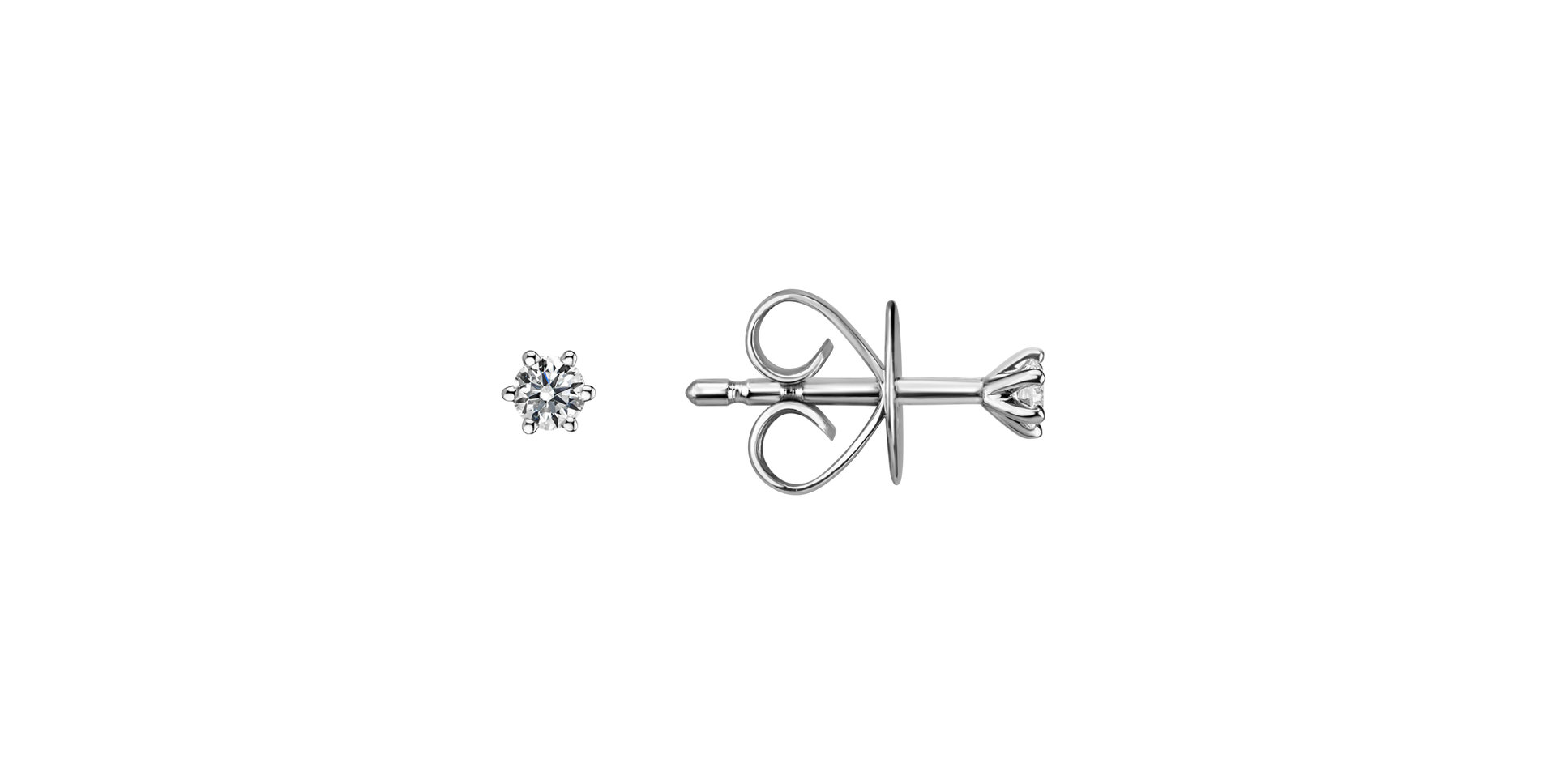 Náušnice s diamantem Essential Sparks