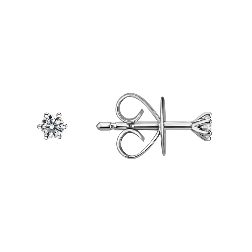 Náušnice s diamantem Essential Sparks