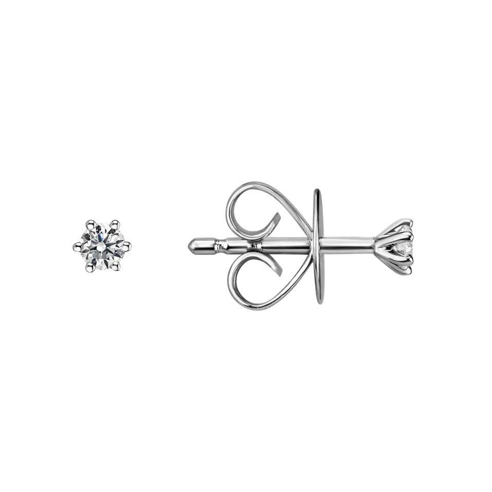 Náušnice s diamantem Essential Sparks