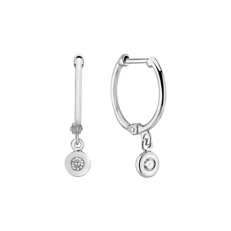 Náušnice s diamantem Amazing Heaven