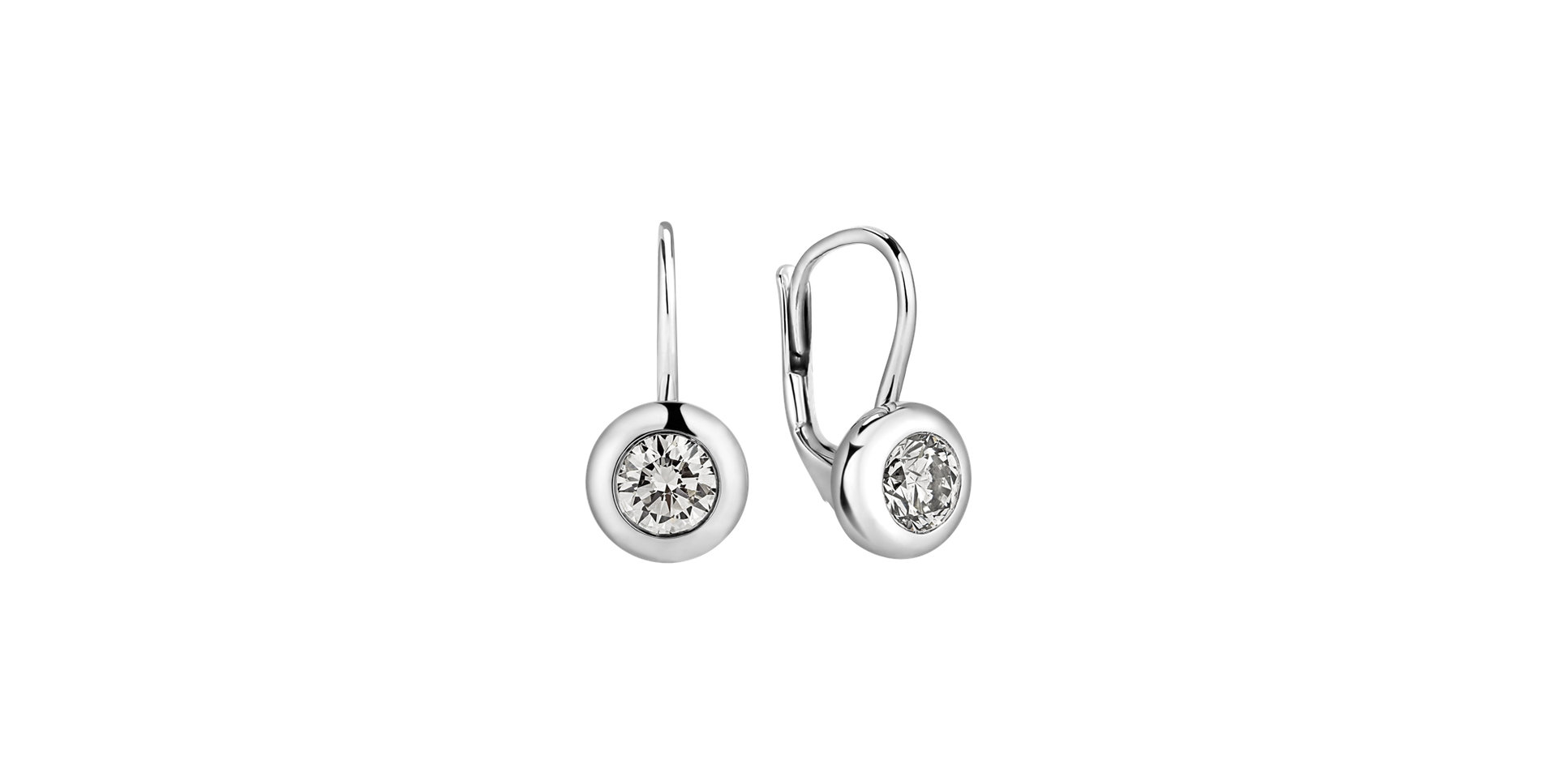Náušnice s diamantem Sparkling Dots