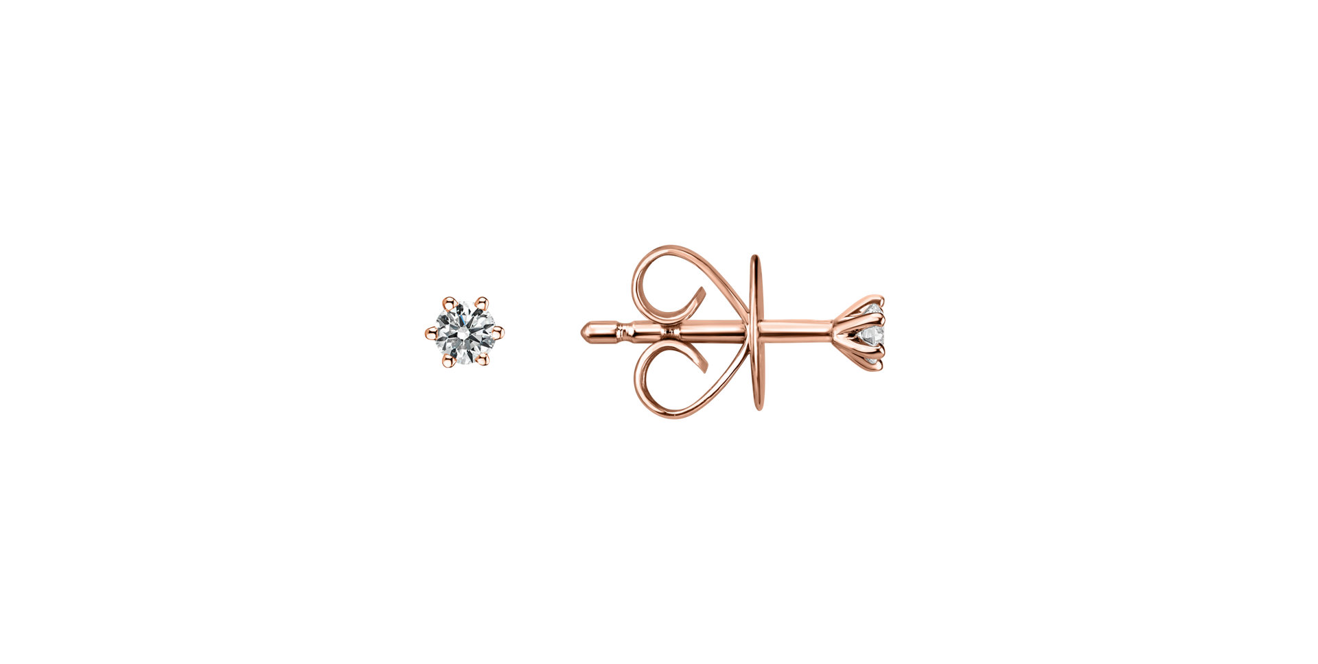 Náušnice s diamantem Essential Sparks