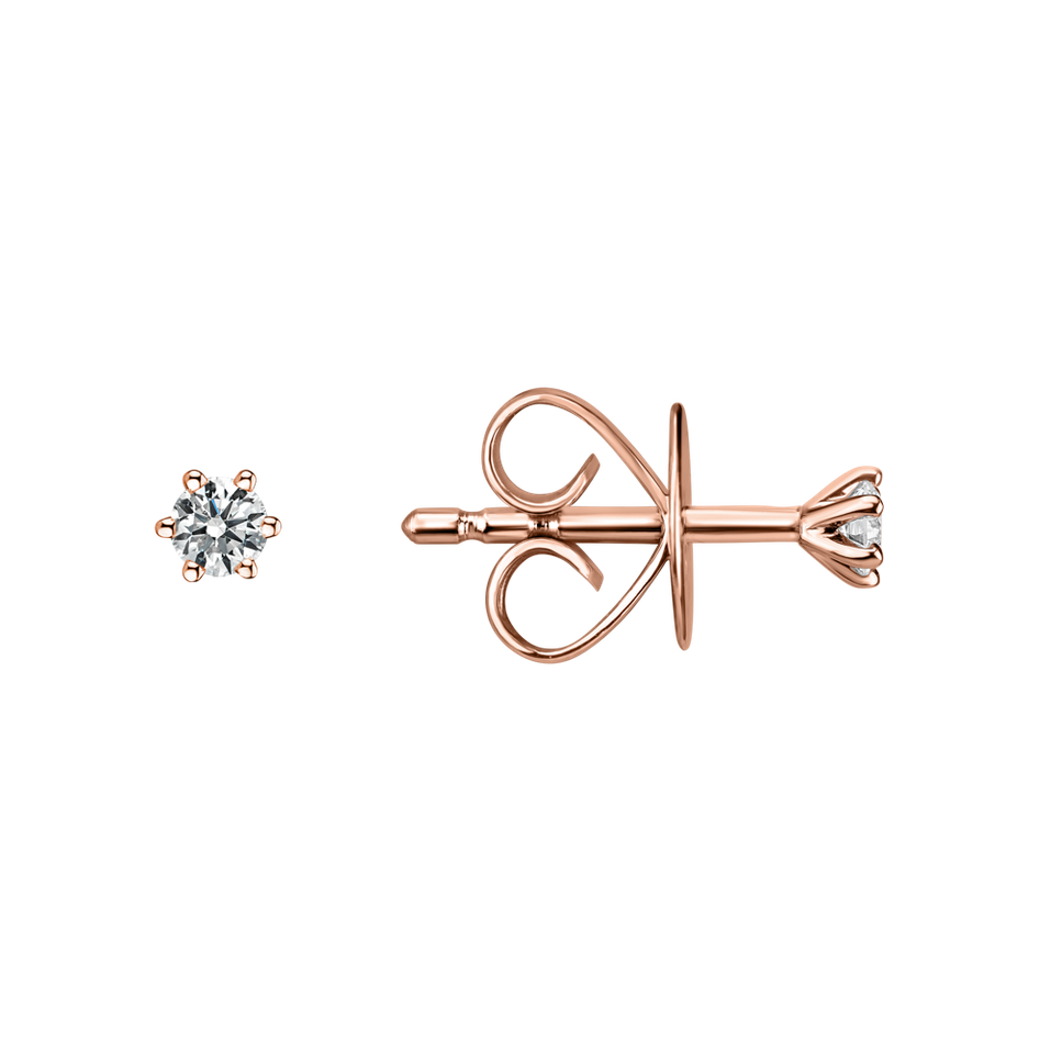 Náušnice s diamantem Essential Sparks
