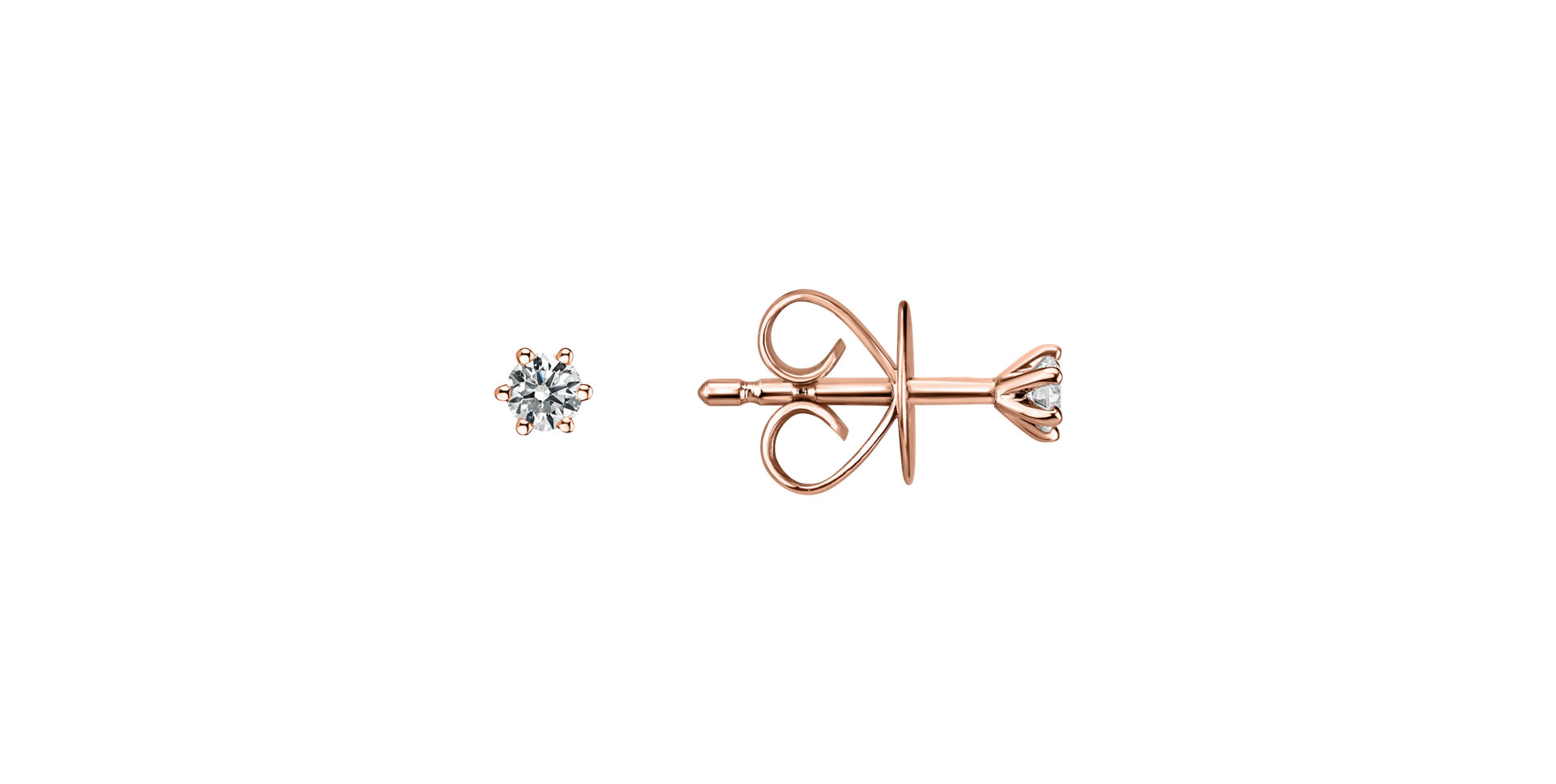 Náušnice s diamantem Essential Sparks
