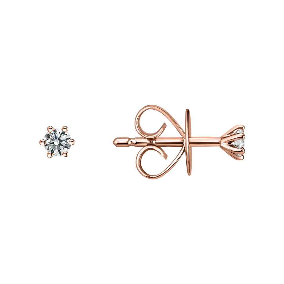 Náušnice s diamantem Essential Sparks