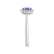 Prsten s diamanty a tanzanitem Princess3