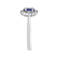 Prsten s diamanty a tanzanitem Princess3