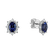 Náušnice s diamanty a tanzanitem Princess3