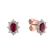 Náušnice s diamanty a rubínem Princess3