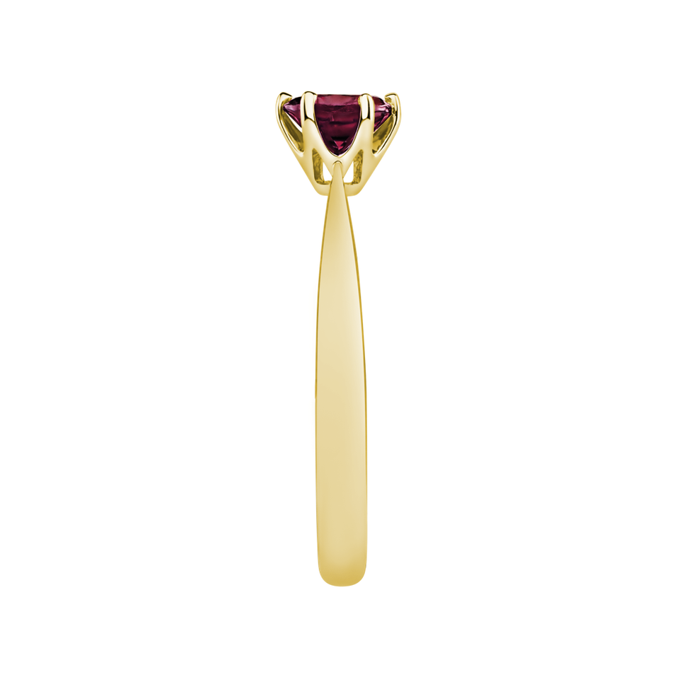 Prsten s rhodolitem Bonbon