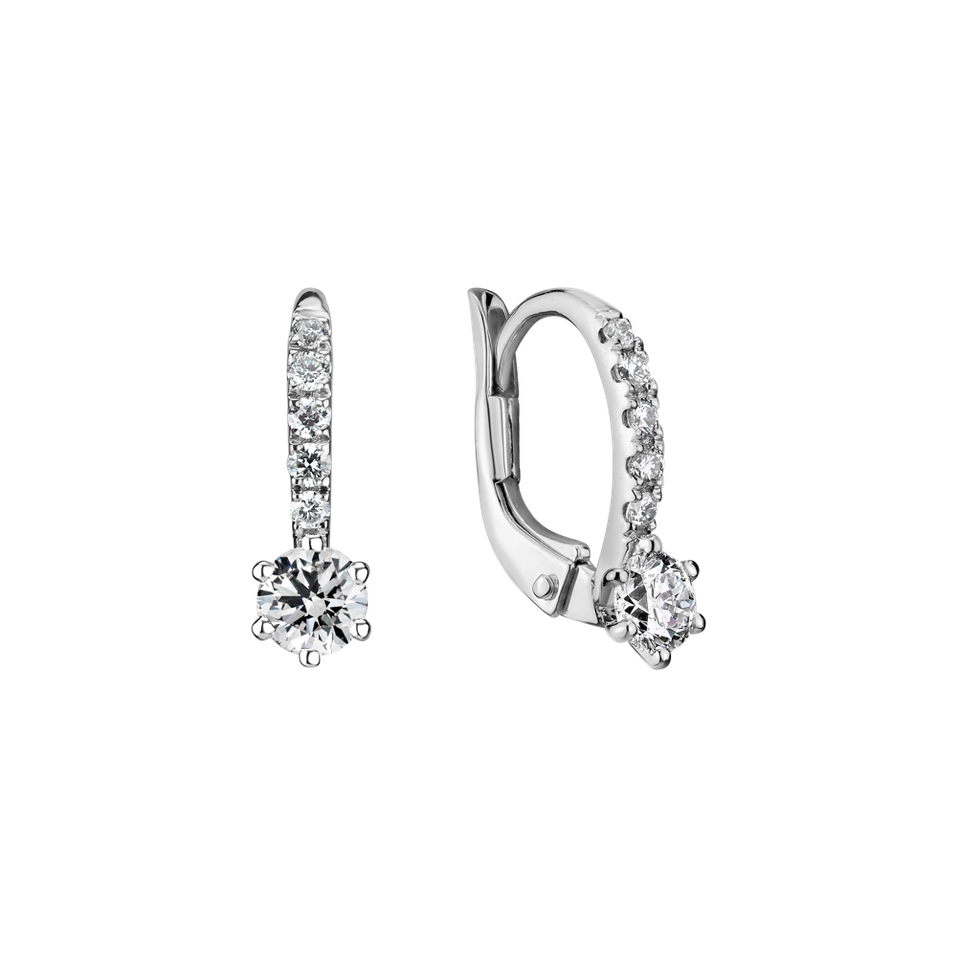 Náušnice s diamanty Sparkless