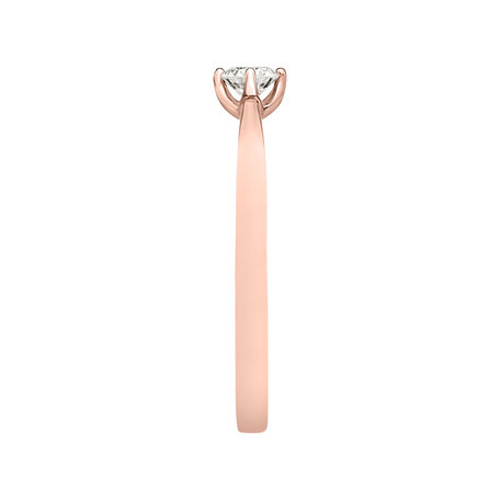 Prsten s diamantem Made with Love