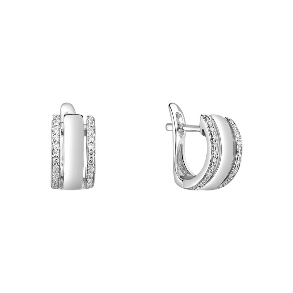 Náušnice s diamanty Amazing Symetry