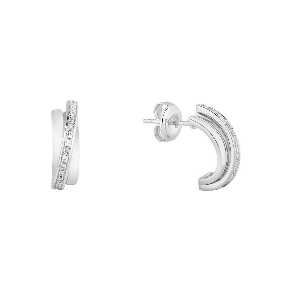 Náušnice s diamanty Dream Wings