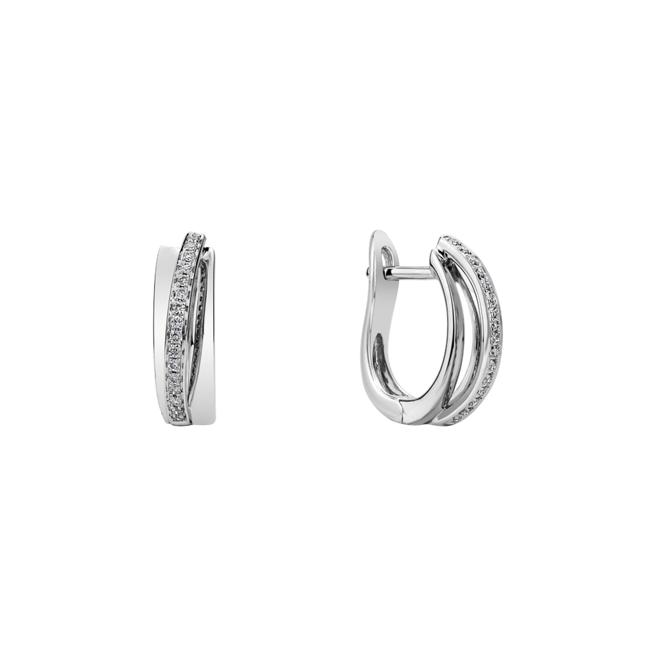 Náušnice s diamanty Magical Ray