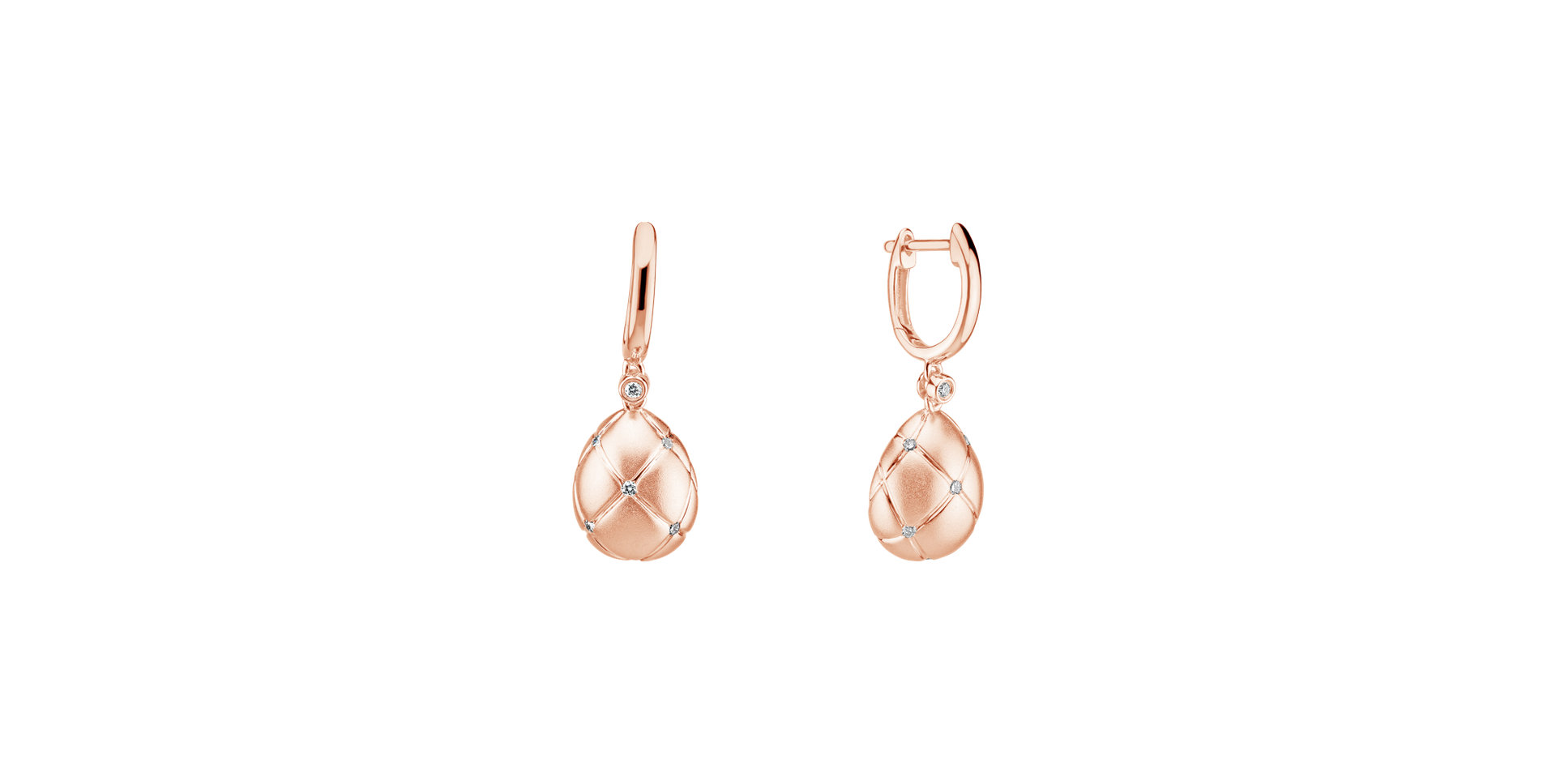 Náušnice s diamanty Fancy Hero