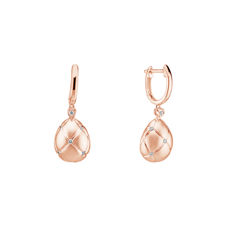 Náušnice s diamanty Fancy Hero