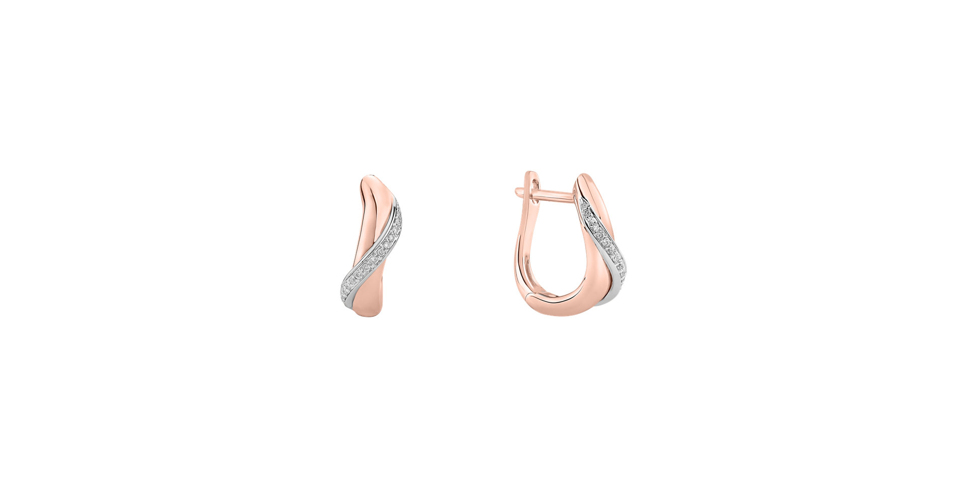 Náušnice s diamanty Infinite Delight