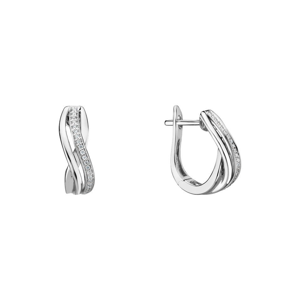 Náušnice s diamanty Royal Rhythm