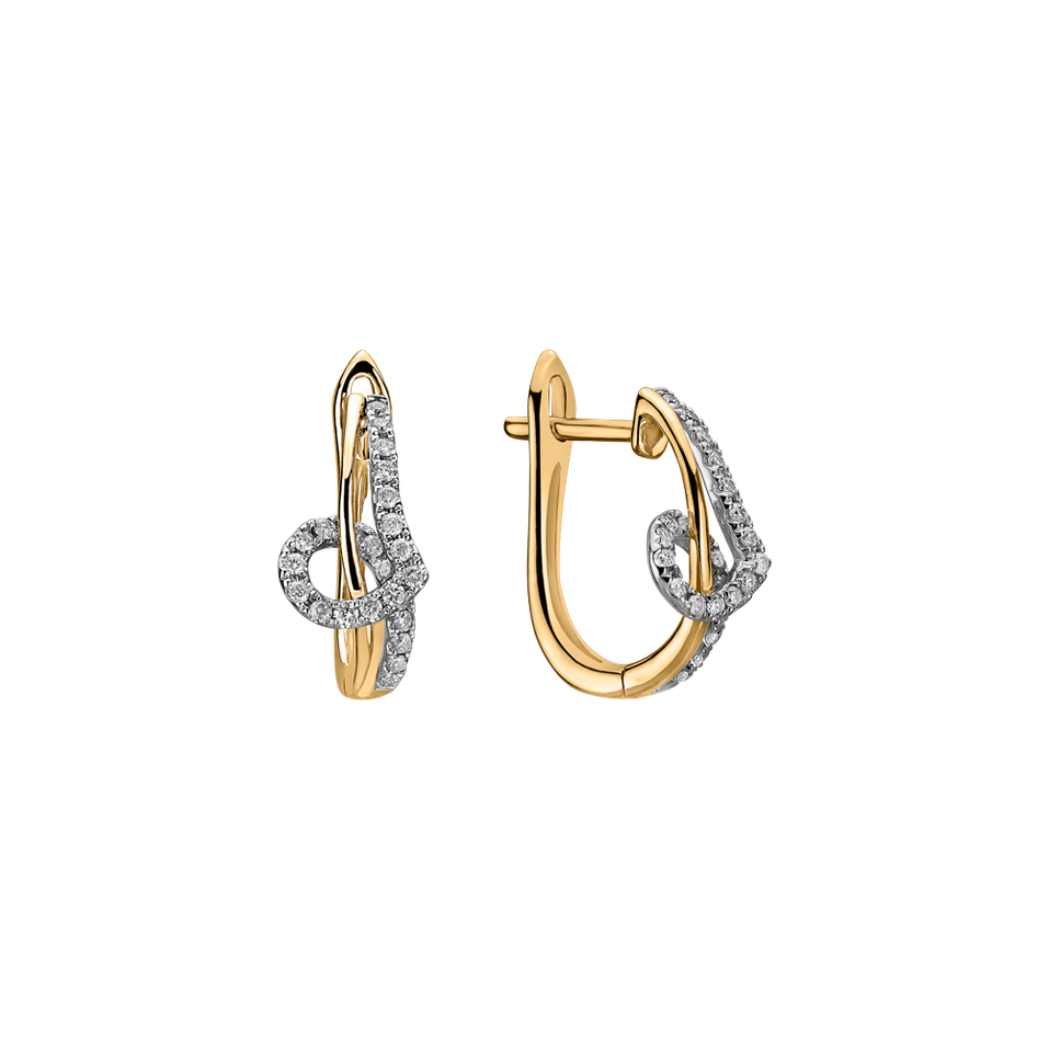 Náušnice s diamanty Shine Melody