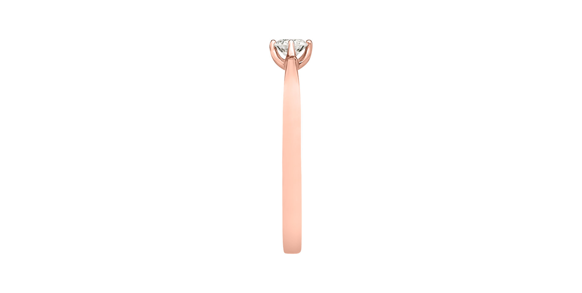 Prsten s diamantem Made with Love