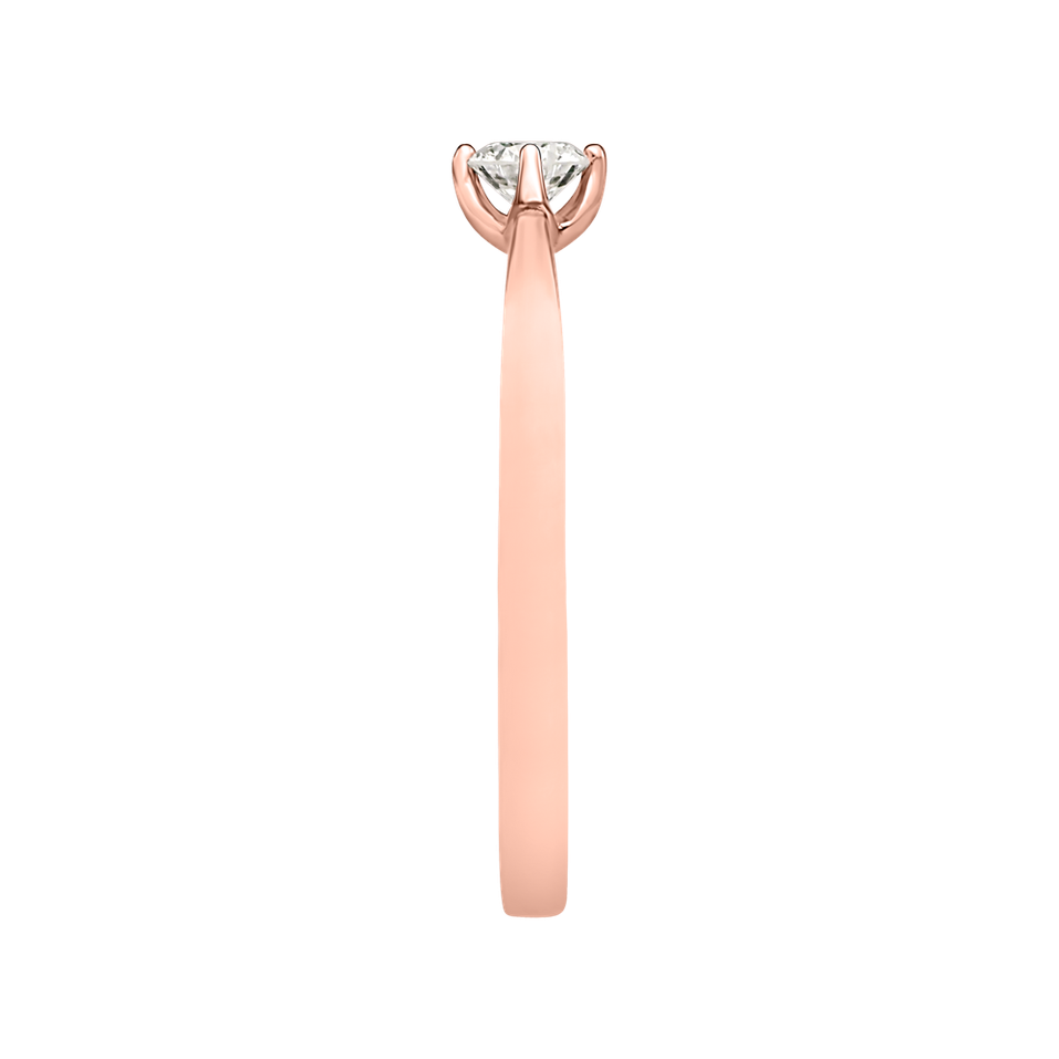 Prsten s diamantem Made with Love