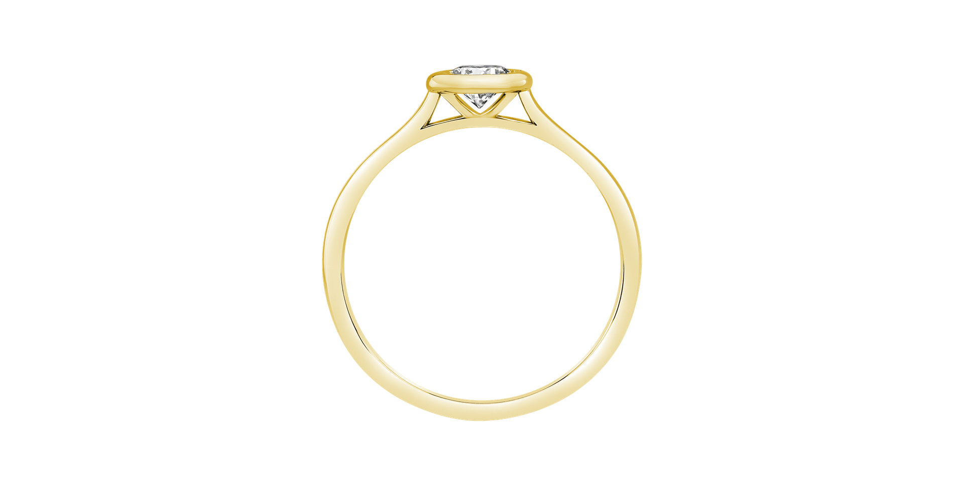 Prsten s diamantem Classy Dot
