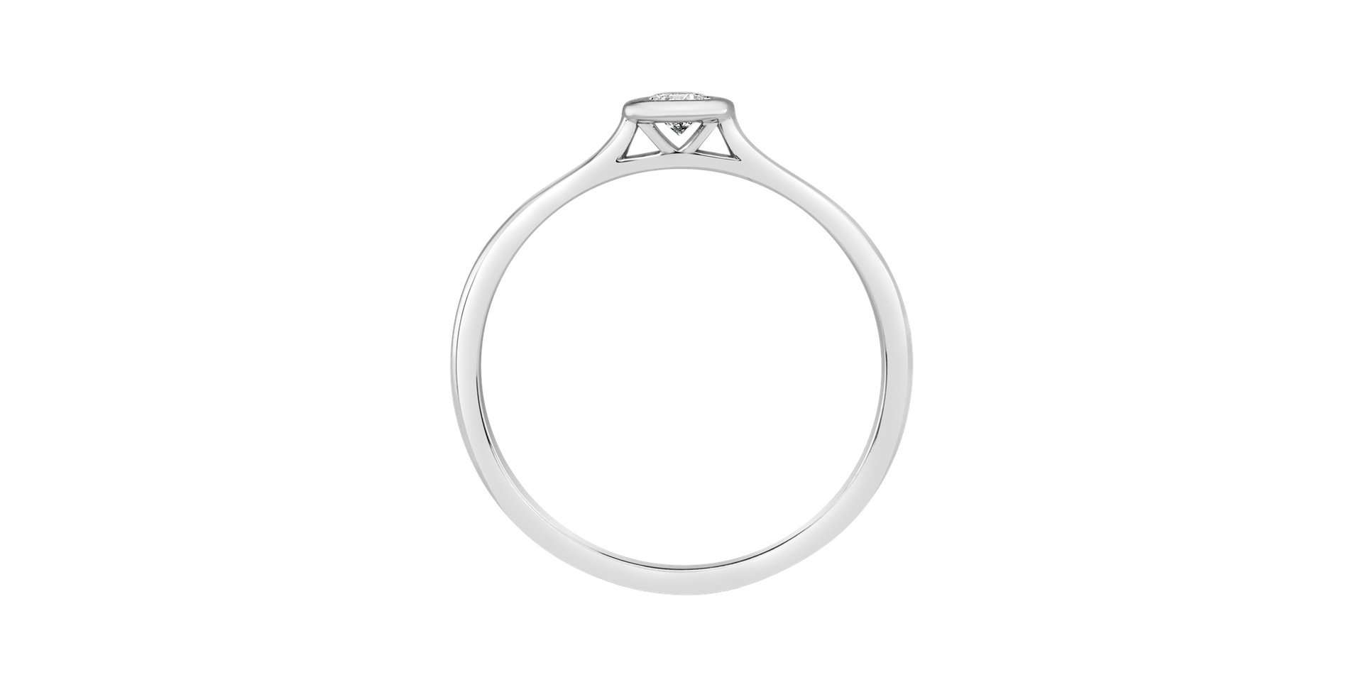Prsten s diamantem Classy Dot