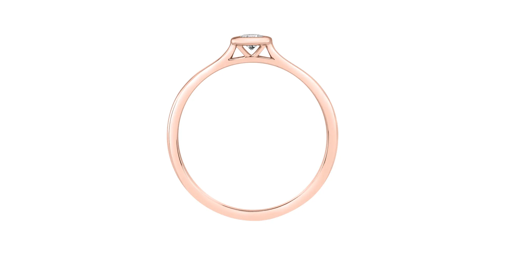 Prsten s diamantem Classy Dot
