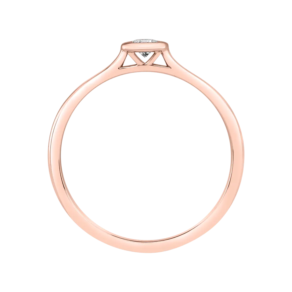 Prsten s diamantem Classy Dot