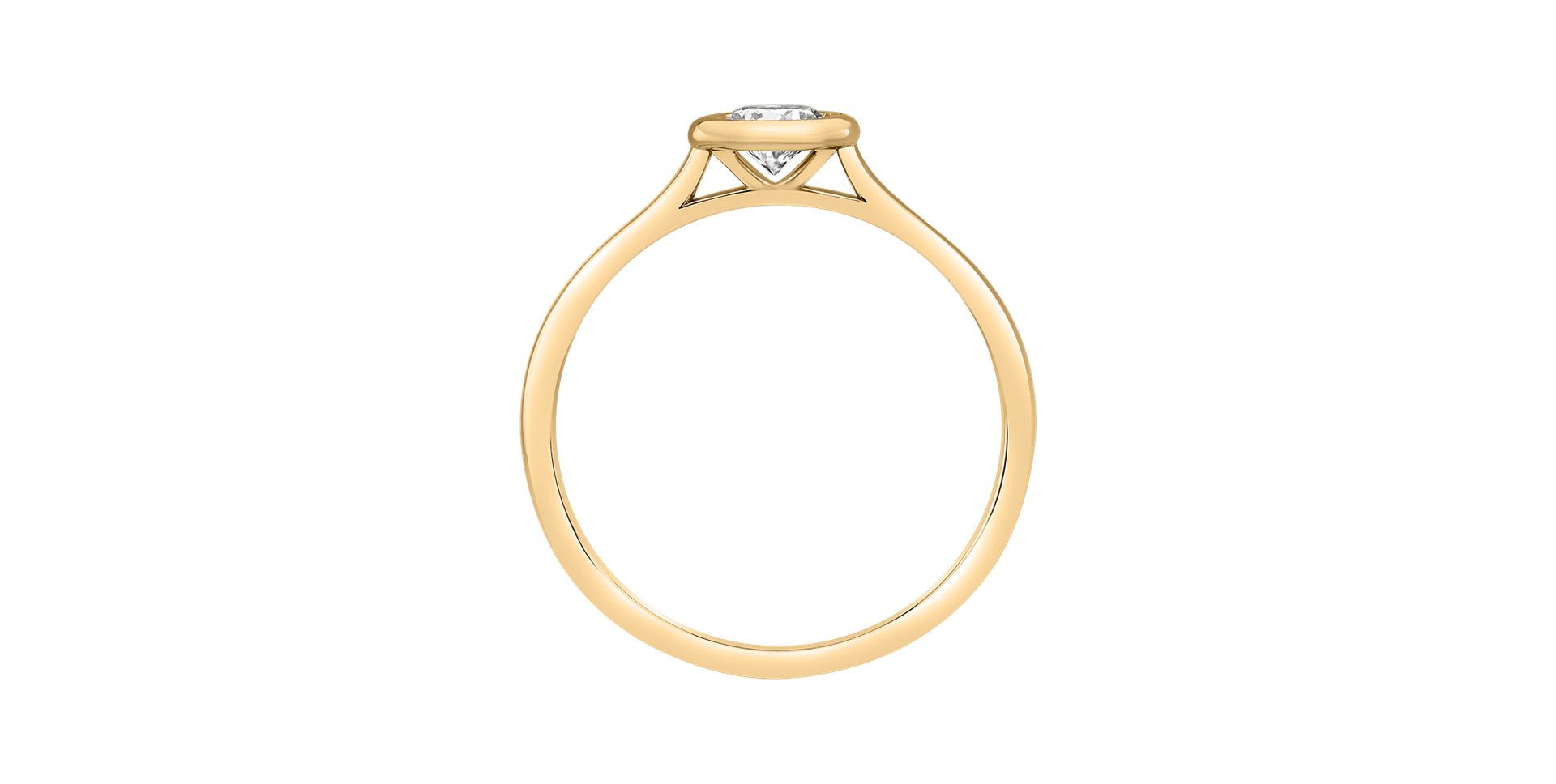 Prsten s diamantem Classy Dot