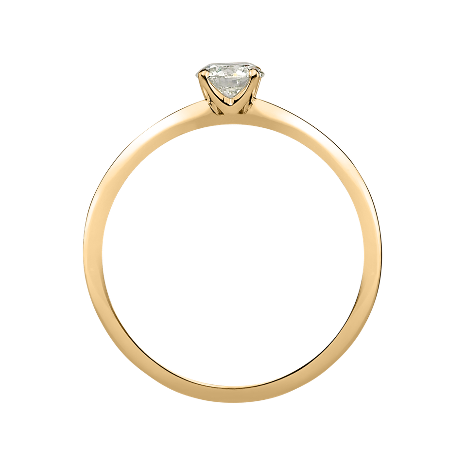 Prsten s diamantem One Love