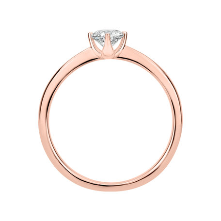 Prsten s diamantem Made with Love