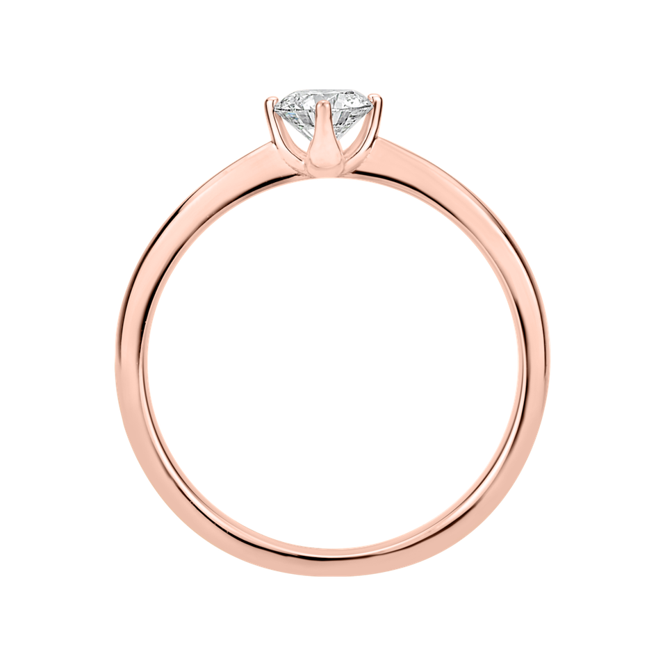 Prsten s diamantem Made with Love