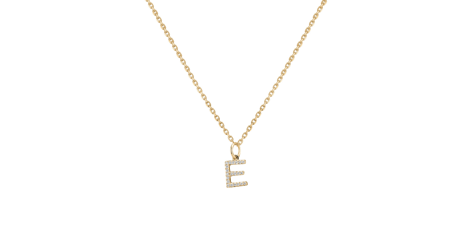 Přívěsek s diamanty Line Glitter  E