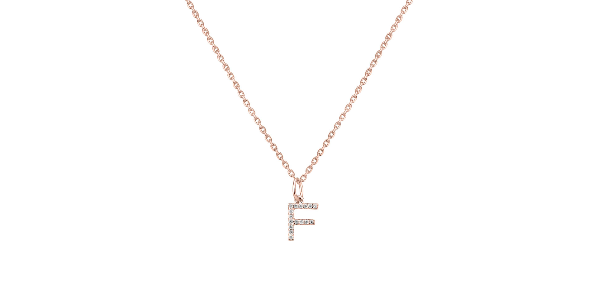 Přívěsek s diamanty Line Glitter  F
