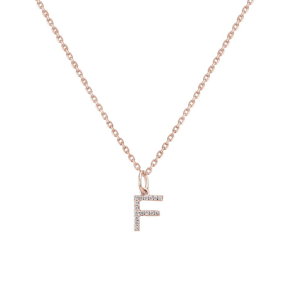 Přívěsek s diamanty Line Glitter  F