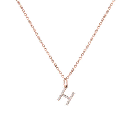 Přívěsek s diamanty Line Glitter  H