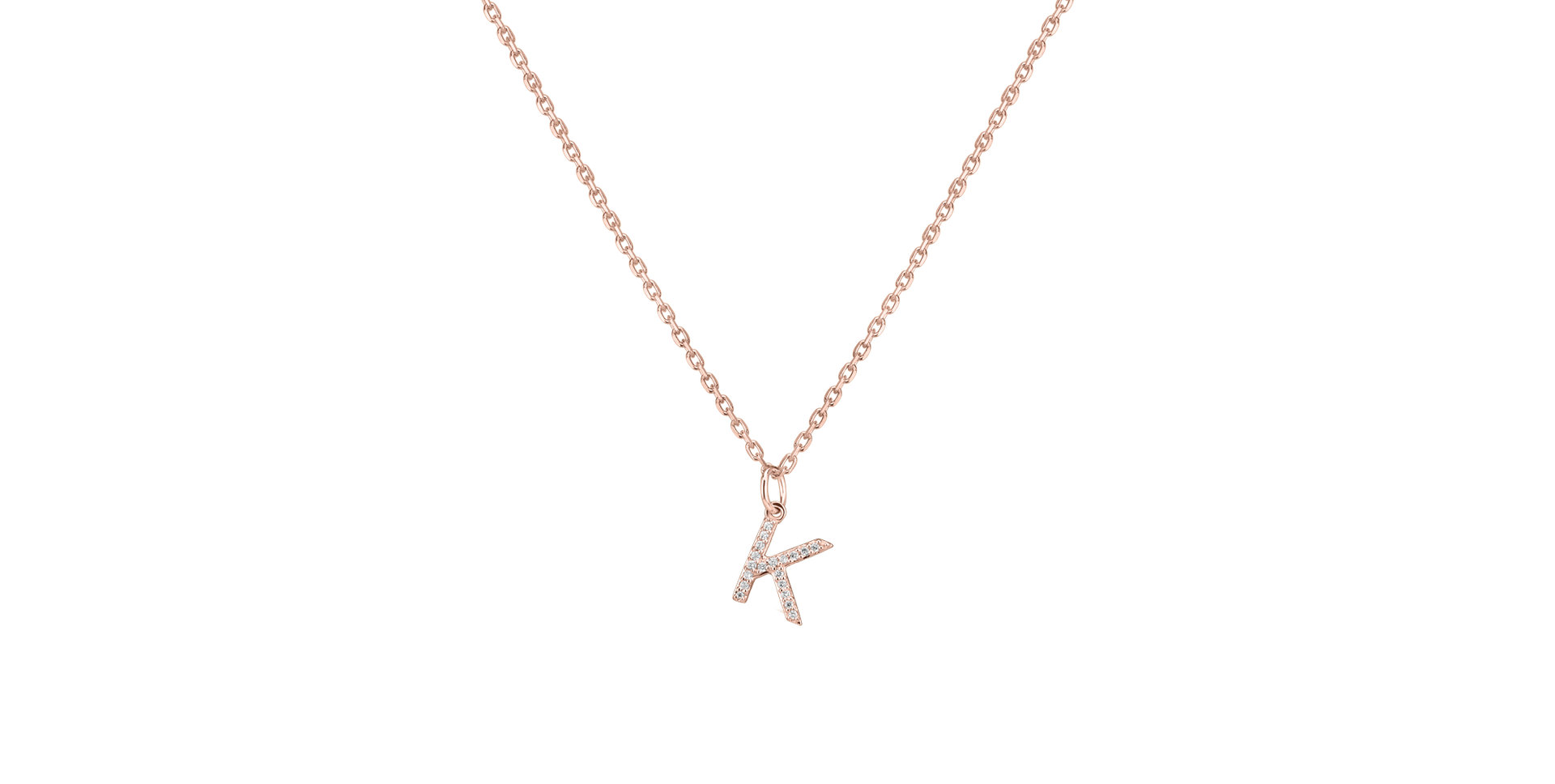 Přívěsek s diamanty Line Glitter K