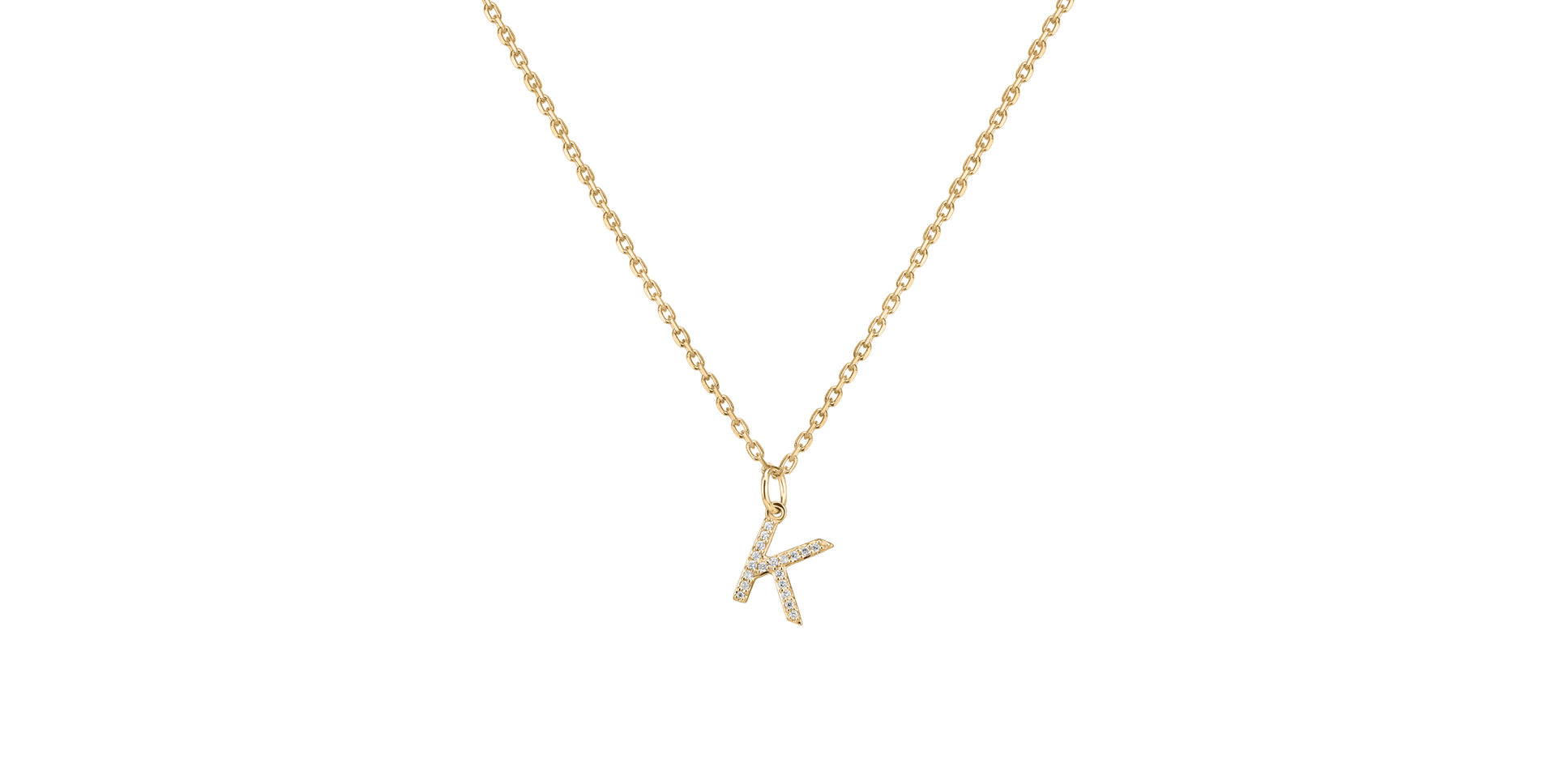 Přívěsek s diamanty Line Glitter K