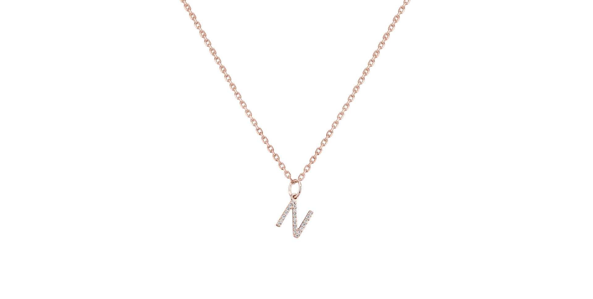 Přívěsek s diamanty Line Glitter N